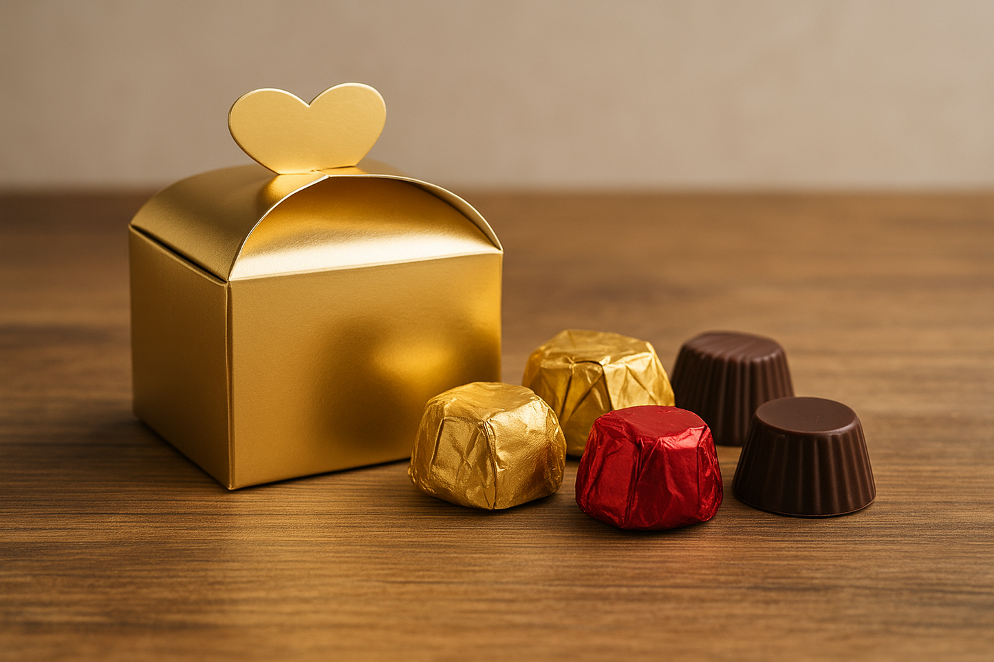 Gouden Mini Giftbox – Spekkoeksmaak Bonbons